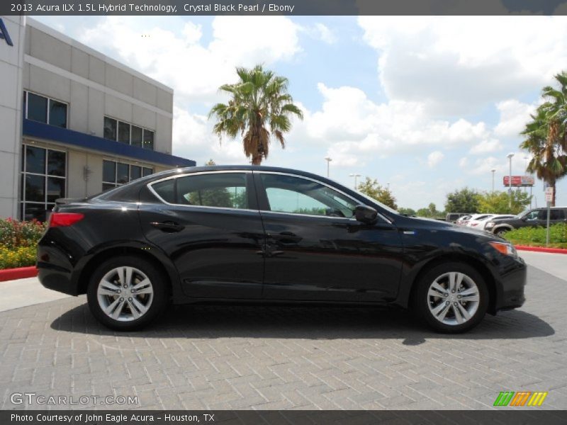 Crystal Black Pearl / Ebony 2013 Acura ILX 1.5L Hybrid Technology