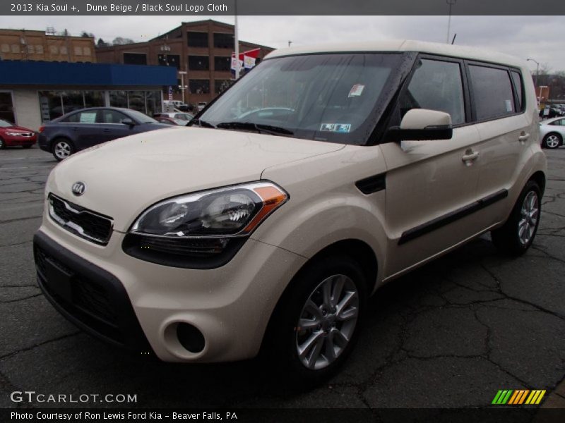 Dune Beige / Black Soul Logo Cloth 2013 Kia Soul +