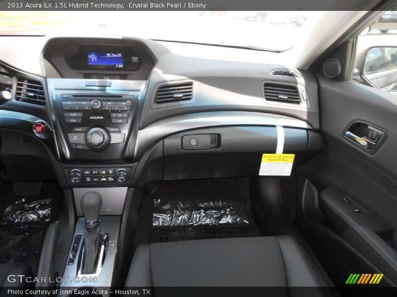 Crystal Black Pearl / Ebony 2013 Acura ILX 1.5L Hybrid Technology