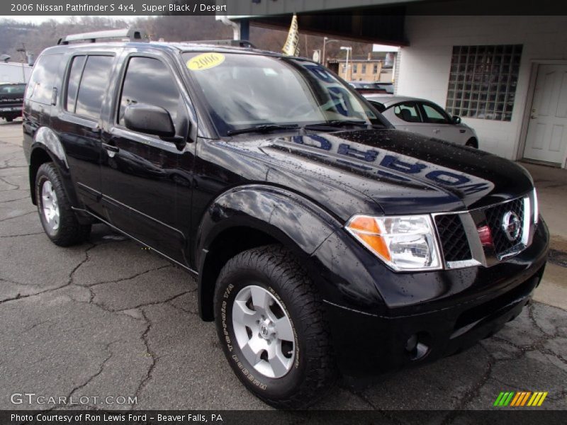 Super Black / Desert 2006 Nissan Pathfinder S 4x4
