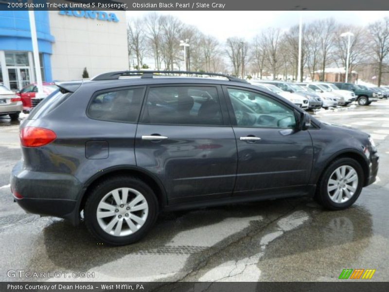 Obsidian Black Pearl / Slate Gray 2008 Subaru Tribeca Limited 5 Passenger