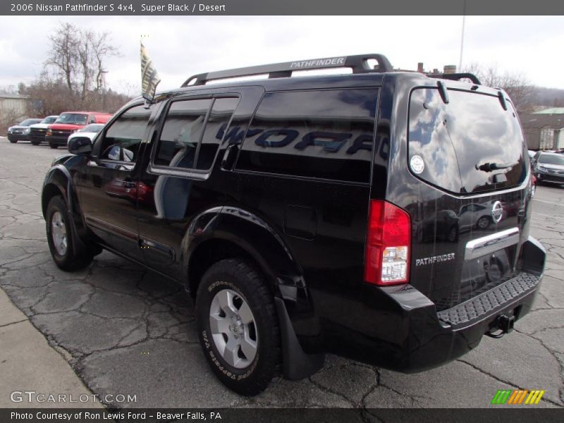Super Black / Desert 2006 Nissan Pathfinder S 4x4