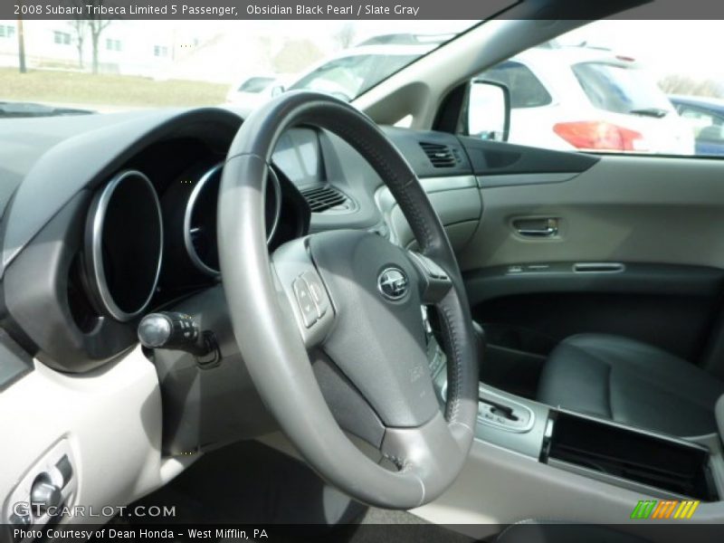 Obsidian Black Pearl / Slate Gray 2008 Subaru Tribeca Limited 5 Passenger