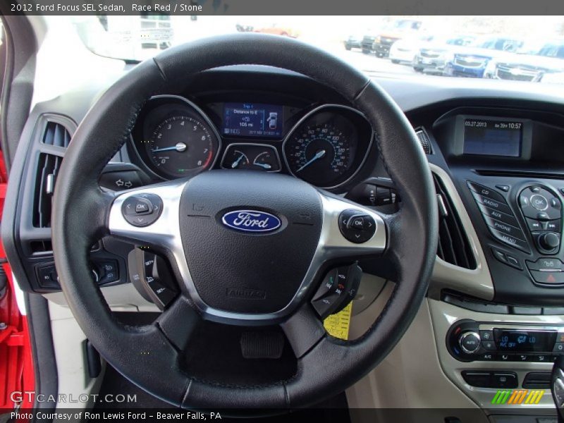  2012 Focus SEL Sedan Steering Wheel