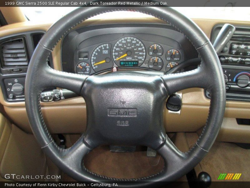  1999 Sierra 2500 SLE Regular Cab 4x4 Steering Wheel