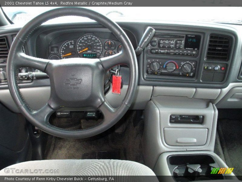 Redfire Metallic / Graphite/Medium Gray 2001 Chevrolet Tahoe LS 4x4