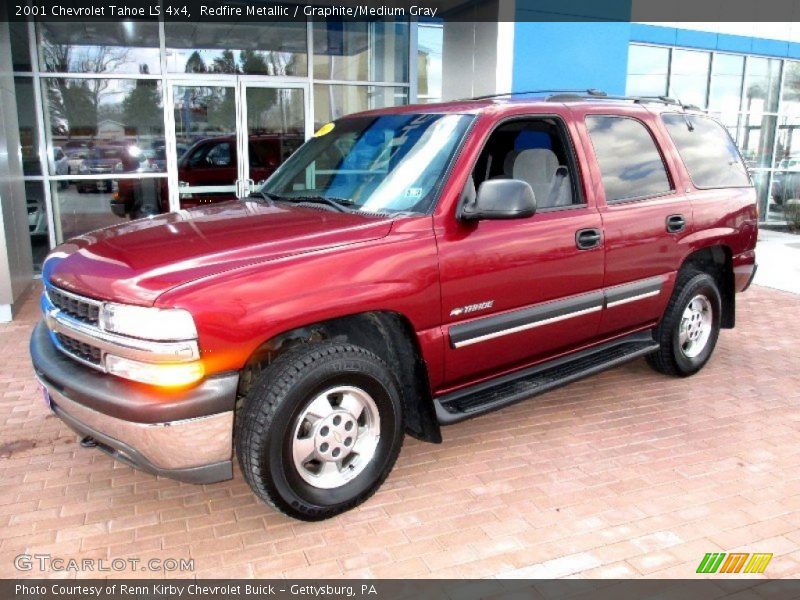 Redfire Metallic / Graphite/Medium Gray 2001 Chevrolet Tahoe LS 4x4
