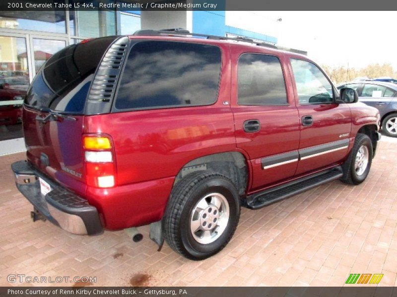 Redfire Metallic / Graphite/Medium Gray 2001 Chevrolet Tahoe LS 4x4