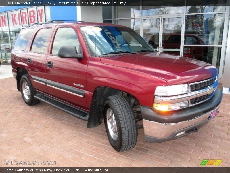 Redfire Metallic / Graphite/Medium Gray 2001 Chevrolet Tahoe LS 4x4