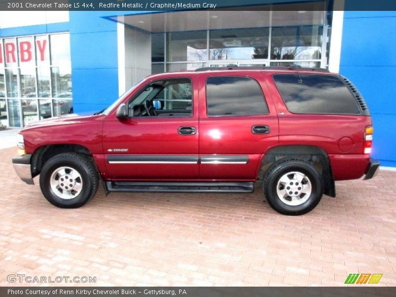 Redfire Metallic / Graphite/Medium Gray 2001 Chevrolet Tahoe LS 4x4