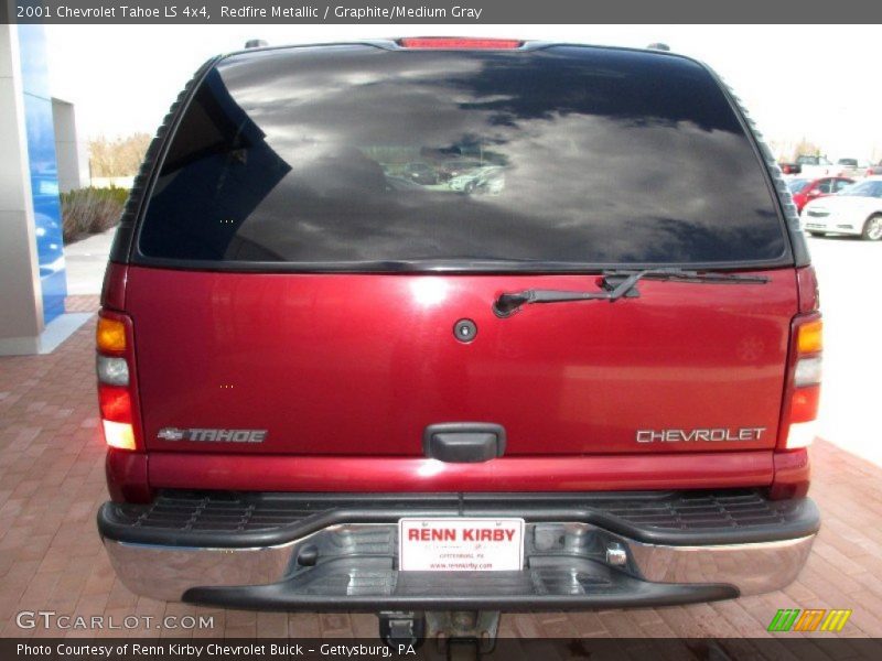Redfire Metallic / Graphite/Medium Gray 2001 Chevrolet Tahoe LS 4x4