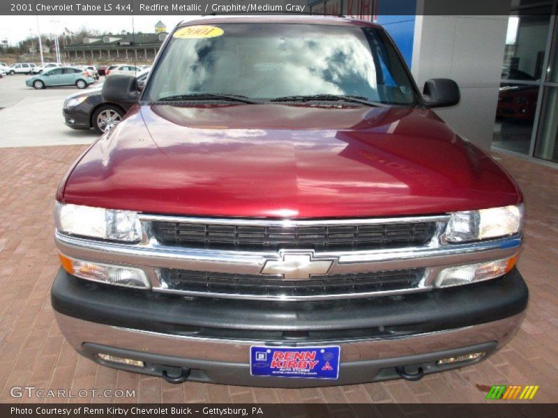 Redfire Metallic / Graphite/Medium Gray 2001 Chevrolet Tahoe LS 4x4