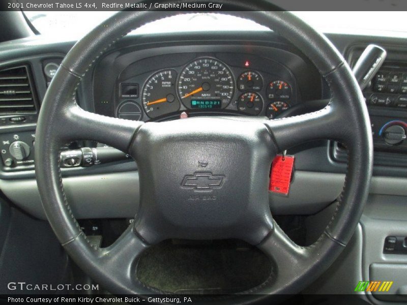 Redfire Metallic / Graphite/Medium Gray 2001 Chevrolet Tahoe LS 4x4