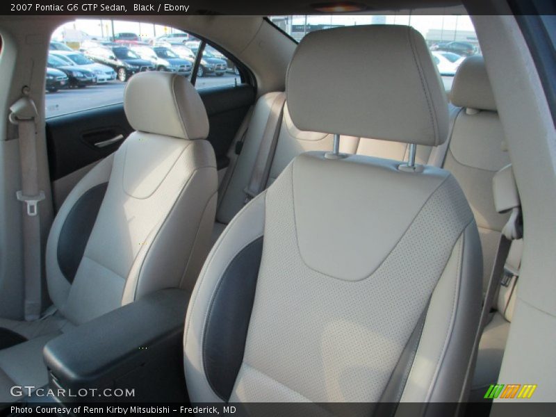  2007 G6 GTP Sedan Ebony Interior
