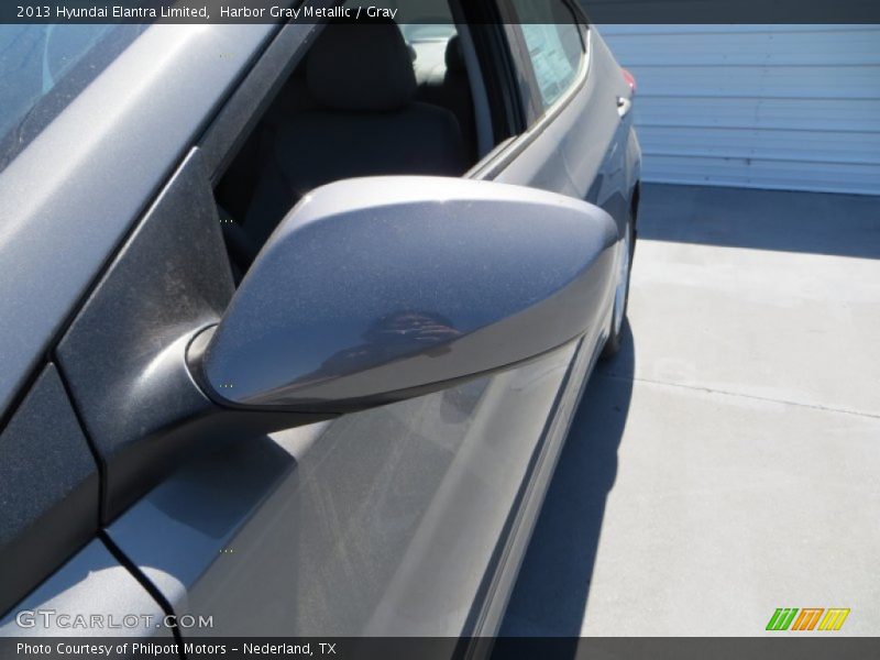 Harbor Gray Metallic / Gray 2013 Hyundai Elantra Limited
