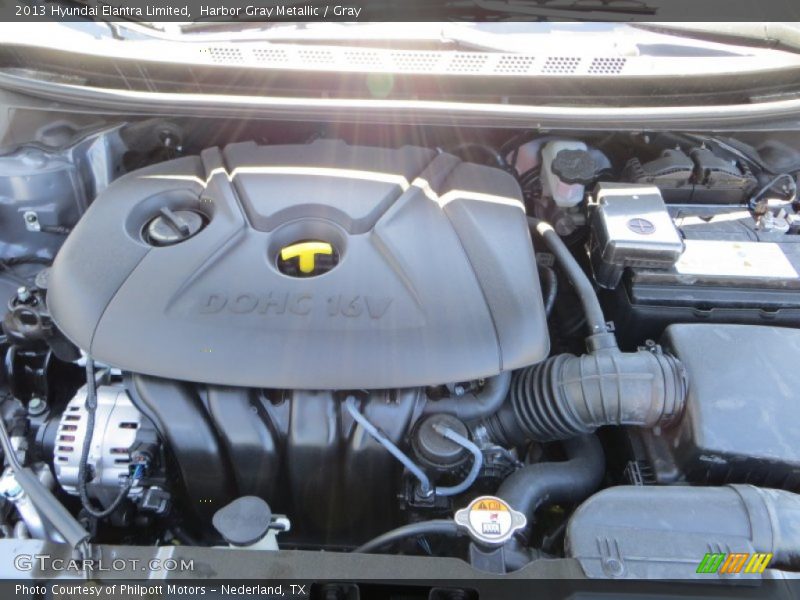 Harbor Gray Metallic / Gray 2013 Hyundai Elantra Limited