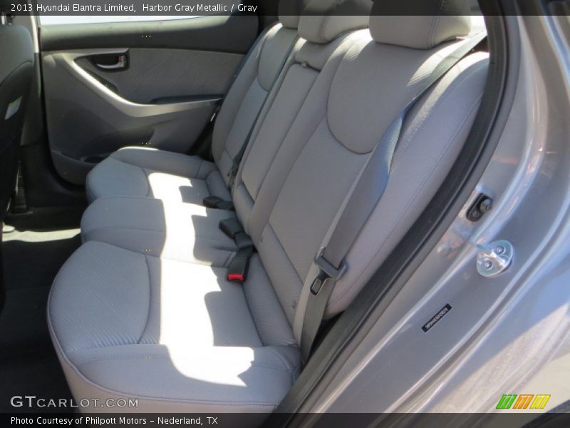 Harbor Gray Metallic / Gray 2013 Hyundai Elantra Limited