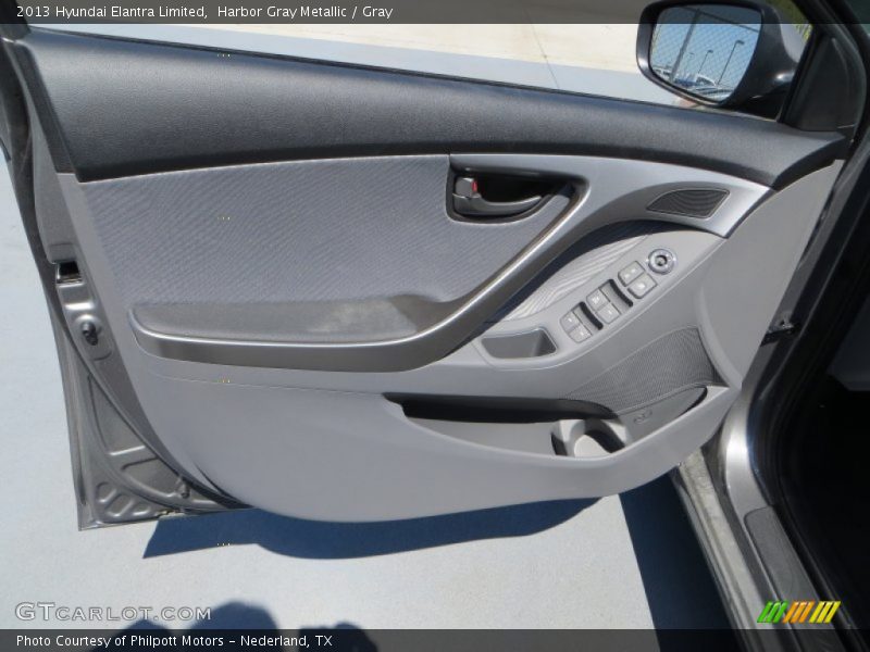Harbor Gray Metallic / Gray 2013 Hyundai Elantra Limited