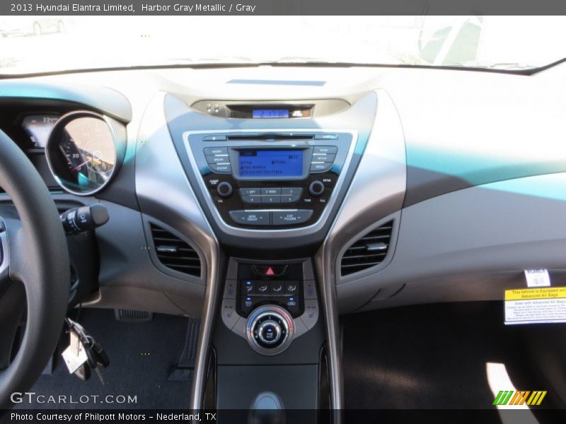 Harbor Gray Metallic / Gray 2013 Hyundai Elantra Limited
