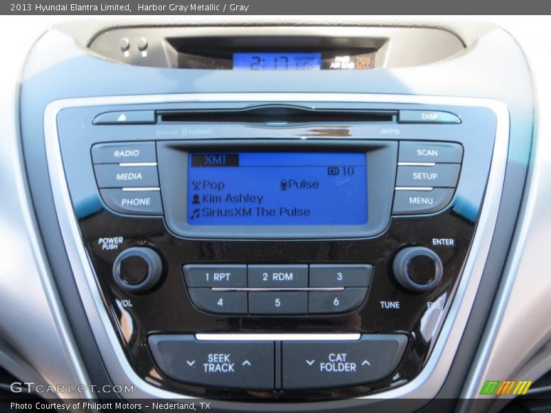 Harbor Gray Metallic / Gray 2013 Hyundai Elantra Limited