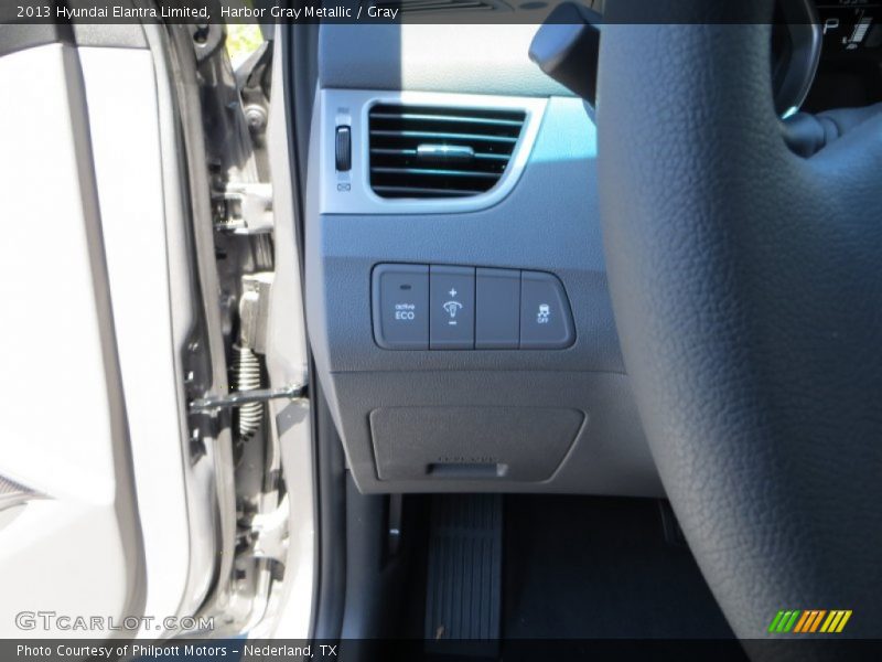 Harbor Gray Metallic / Gray 2013 Hyundai Elantra Limited