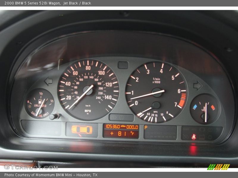  2000 5 Series 528i Wagon 528i Wagon Gauges