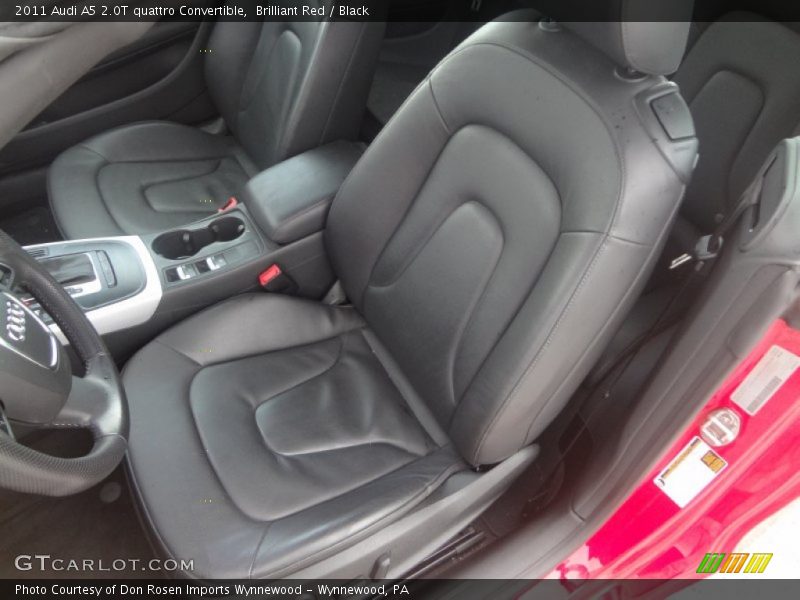 Brilliant Red / Black 2011 Audi A5 2.0T quattro Convertible