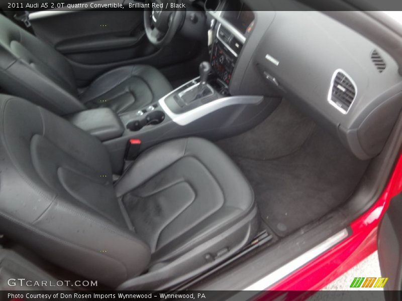 Brilliant Red / Black 2011 Audi A5 2.0T quattro Convertible