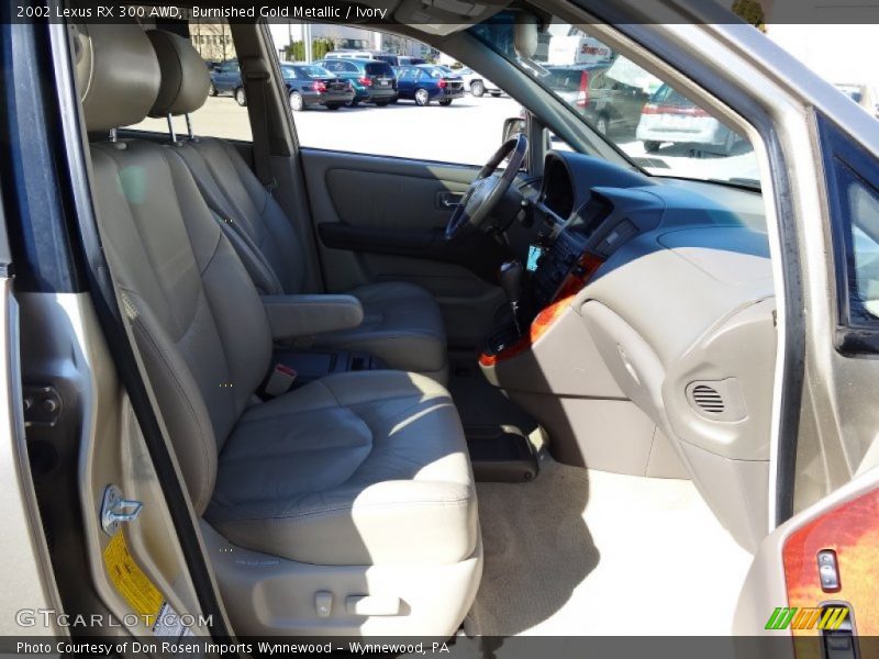 Burnished Gold Metallic / Ivory 2002 Lexus RX 300 AWD