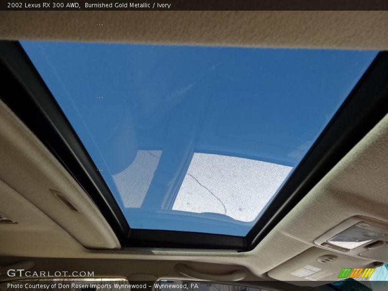 Burnished Gold Metallic / Ivory 2002 Lexus RX 300 AWD