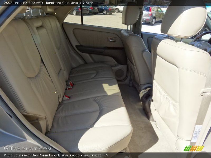 Burnished Gold Metallic / Ivory 2002 Lexus RX 300 AWD