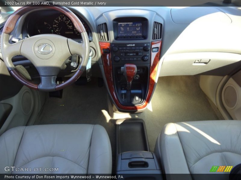 Burnished Gold Metallic / Ivory 2002 Lexus RX 300 AWD