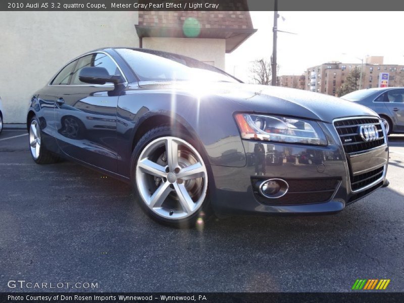 Meteor Gray Pearl Effect / Light Gray 2010 Audi A5 3.2 quattro Coupe