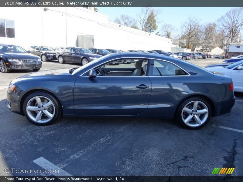 Meteor Gray Pearl Effect / Light Gray 2010 Audi A5 3.2 quattro Coupe