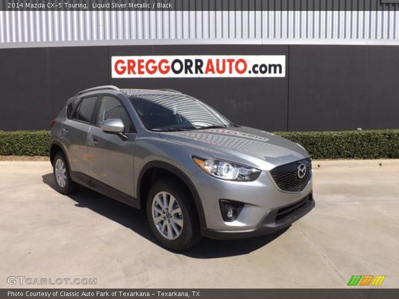 Liquid Silver Metallic / Black 2014 Mazda CX-5 Touring