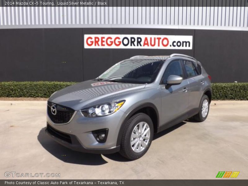 Liquid Silver Metallic / Black 2014 Mazda CX-5 Touring