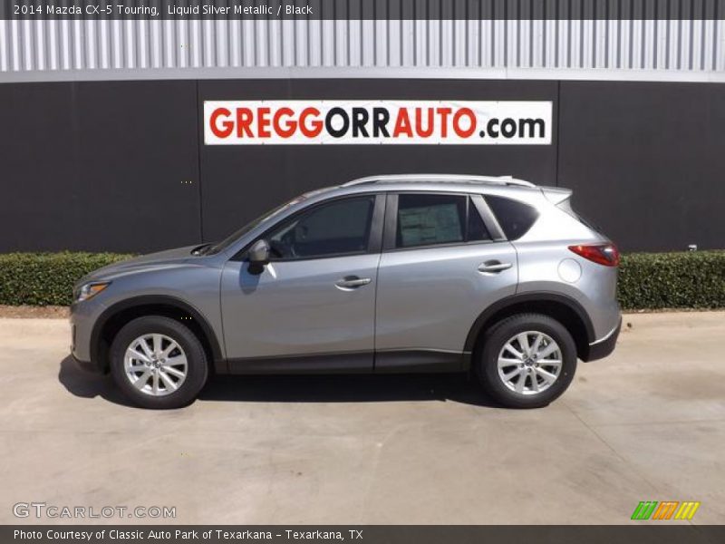 Liquid Silver Metallic / Black 2014 Mazda CX-5 Touring