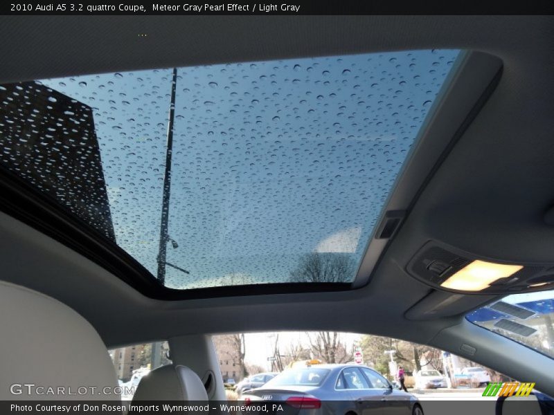 Meteor Gray Pearl Effect / Light Gray 2010 Audi A5 3.2 quattro Coupe