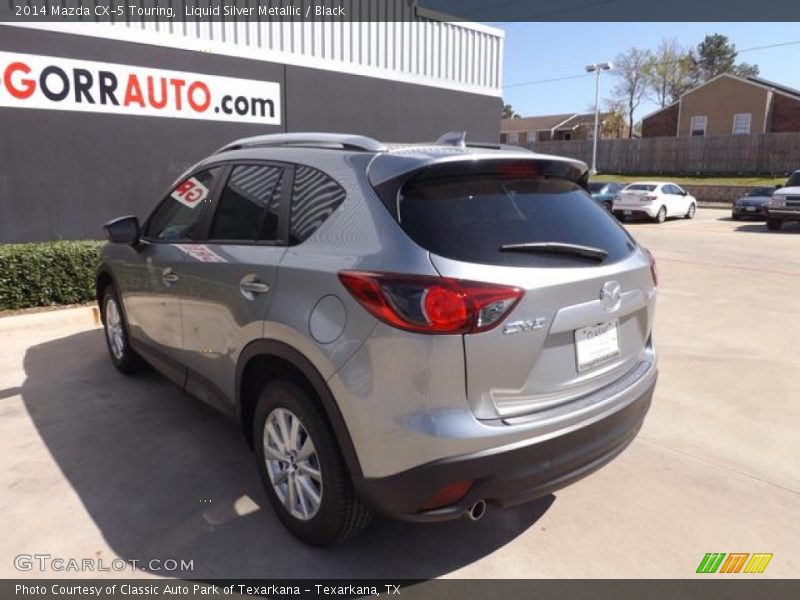 Liquid Silver Metallic / Black 2014 Mazda CX-5 Touring