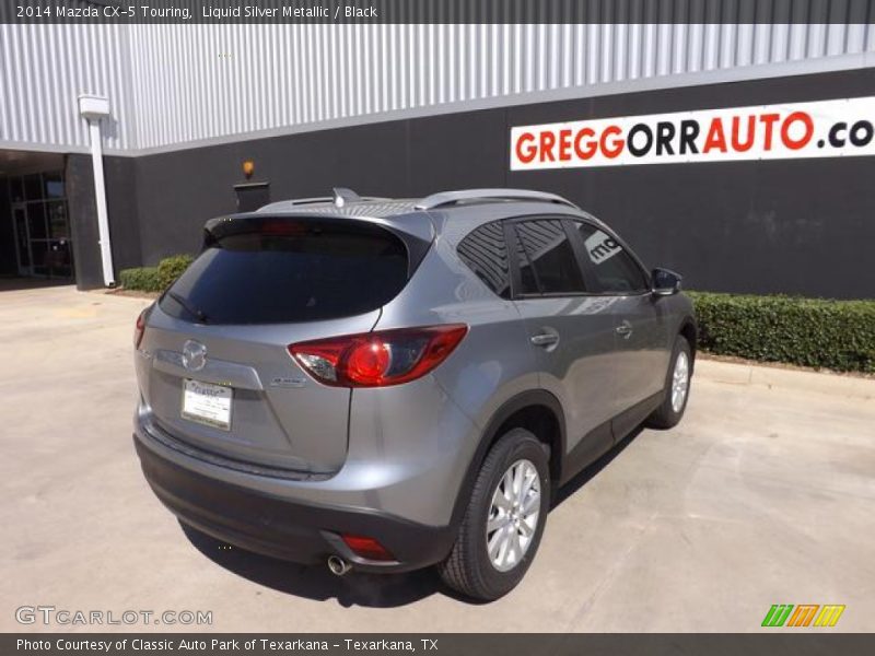 Liquid Silver Metallic / Black 2014 Mazda CX-5 Touring