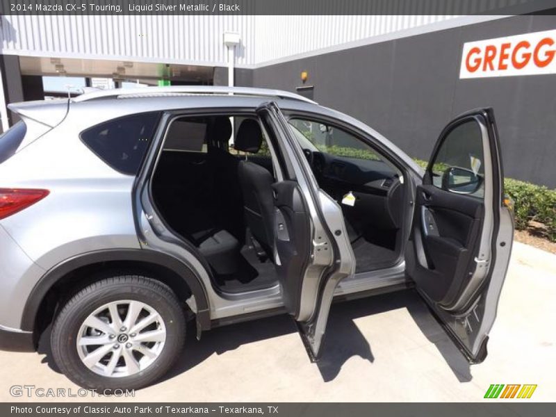 Liquid Silver Metallic / Black 2014 Mazda CX-5 Touring