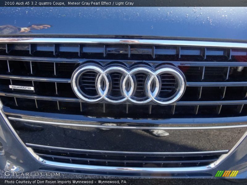 Meteor Gray Pearl Effect / Light Gray 2010 Audi A5 3.2 quattro Coupe