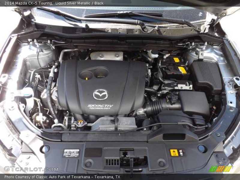 Liquid Silver Metallic / Black 2014 Mazda CX-5 Touring