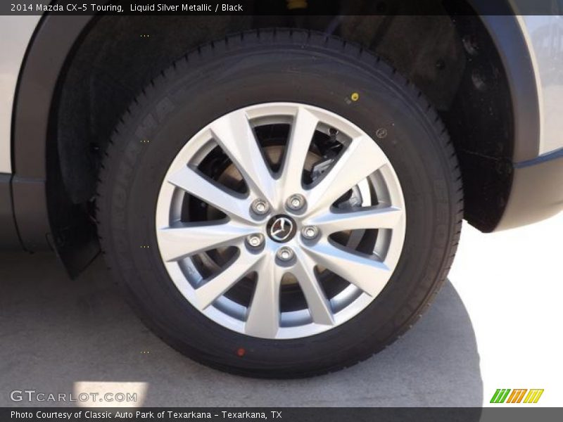 Liquid Silver Metallic / Black 2014 Mazda CX-5 Touring