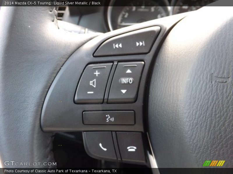 Liquid Silver Metallic / Black 2014 Mazda CX-5 Touring