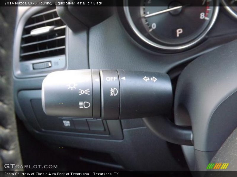 Liquid Silver Metallic / Black 2014 Mazda CX-5 Touring