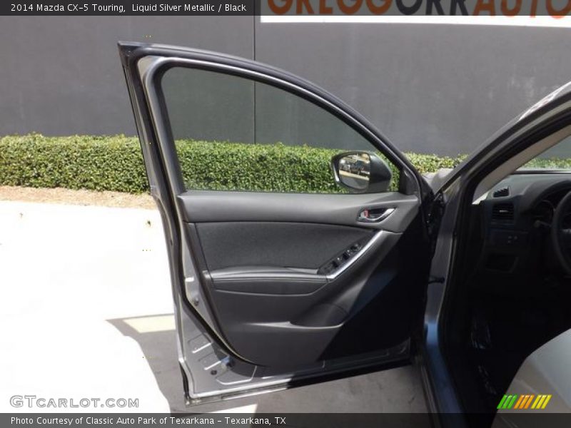 Liquid Silver Metallic / Black 2014 Mazda CX-5 Touring