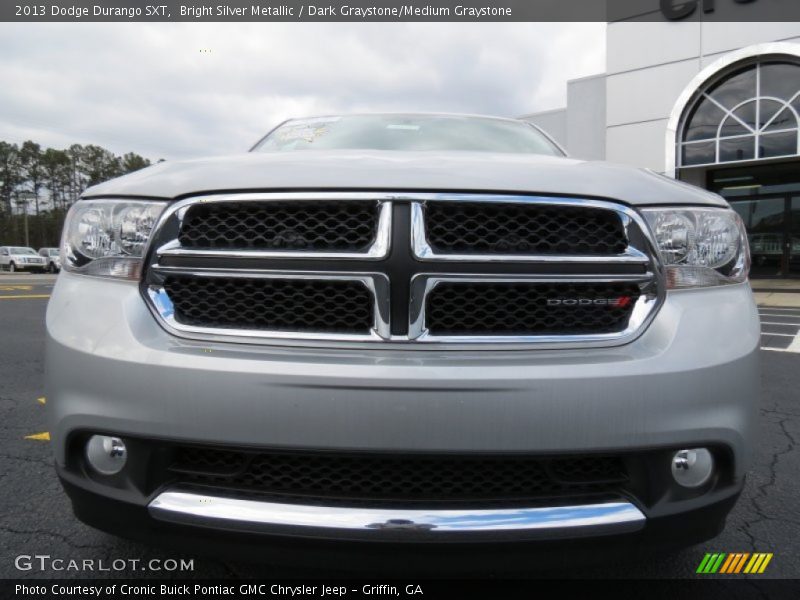 Bright Silver Metallic / Dark Graystone/Medium Graystone 2013 Dodge Durango SXT