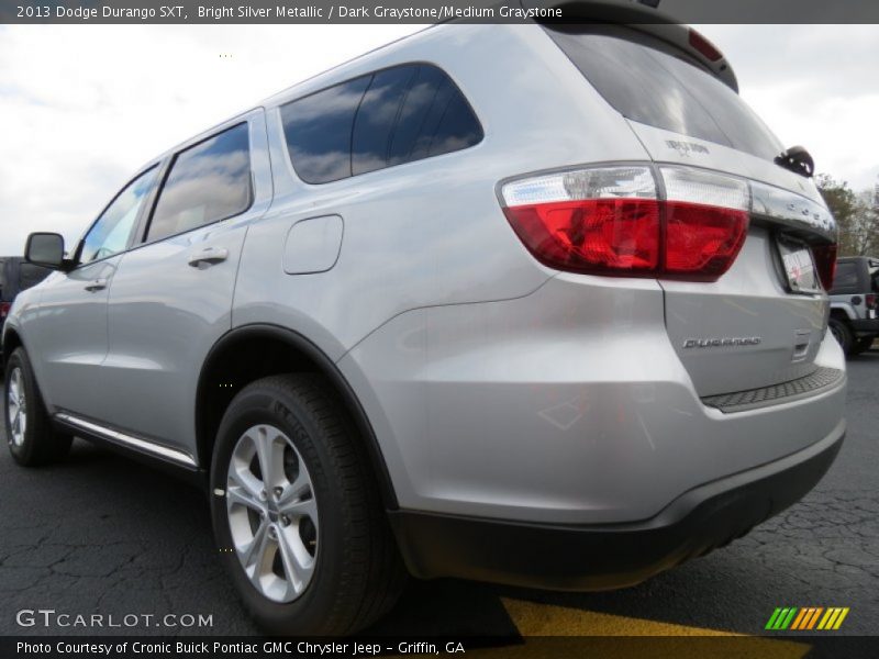 Bright Silver Metallic / Dark Graystone/Medium Graystone 2013 Dodge Durango SXT
