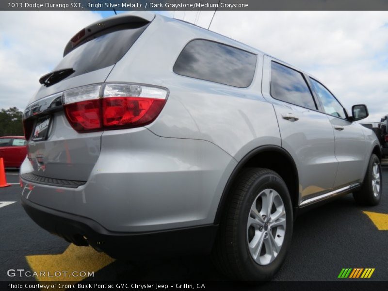 Bright Silver Metallic / Dark Graystone/Medium Graystone 2013 Dodge Durango SXT